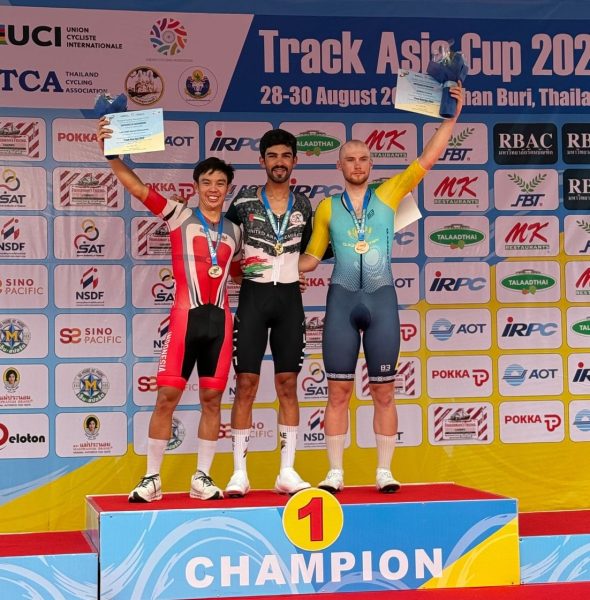 المطيوعي يهدي الإمارات ذهبية آسيا للمضمار في سباق المطاردة الفردية