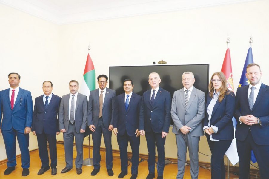 “قضاء أبوظبي” تبحث التعاون القضائي مع وزير العدل الصربي