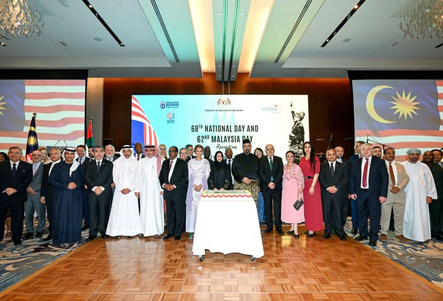 سفير ماليزيا في ابوظبي يقيم حفل استقبال بمناسبة العيد الوطني لبلاده