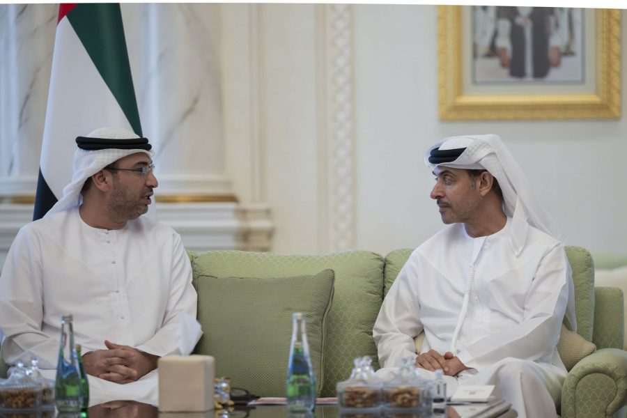 هزاع بن زايد يستقبل وفداً من شركة “قطارات الاتحاد” للاطلاع على مستجدات مشروع شبكة السكك الحديدية الوطنية في منطقة العين