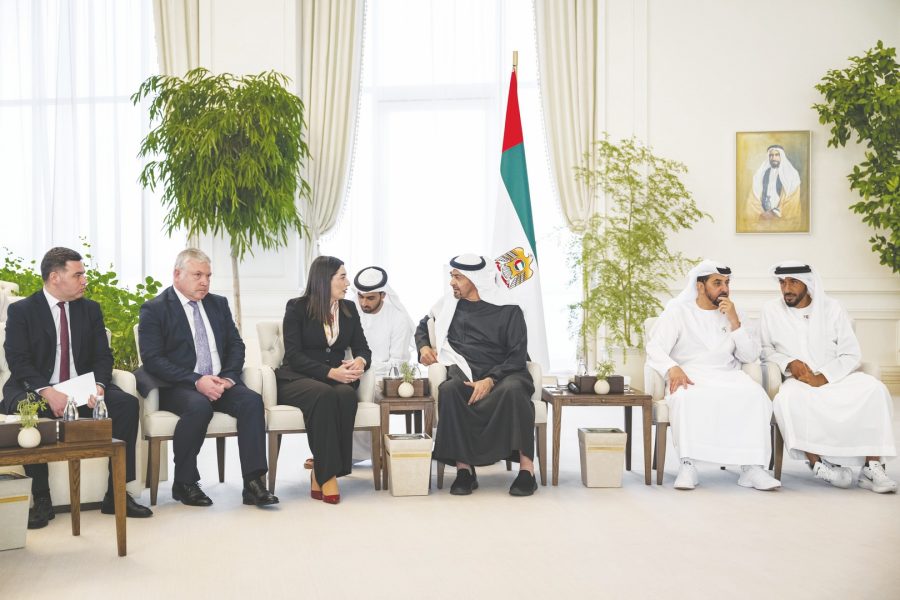 رئيس الدولة يستقبل وزيرة الشؤون الداخلية في أرمينيا