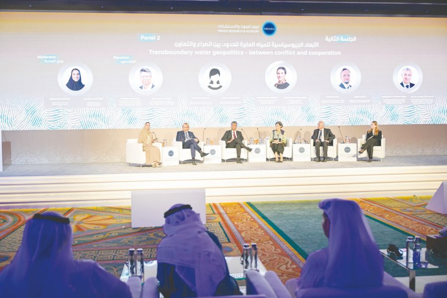 مؤتمر تريندز الخامس يحول المياه إلى رافعة للسلام والتنمية