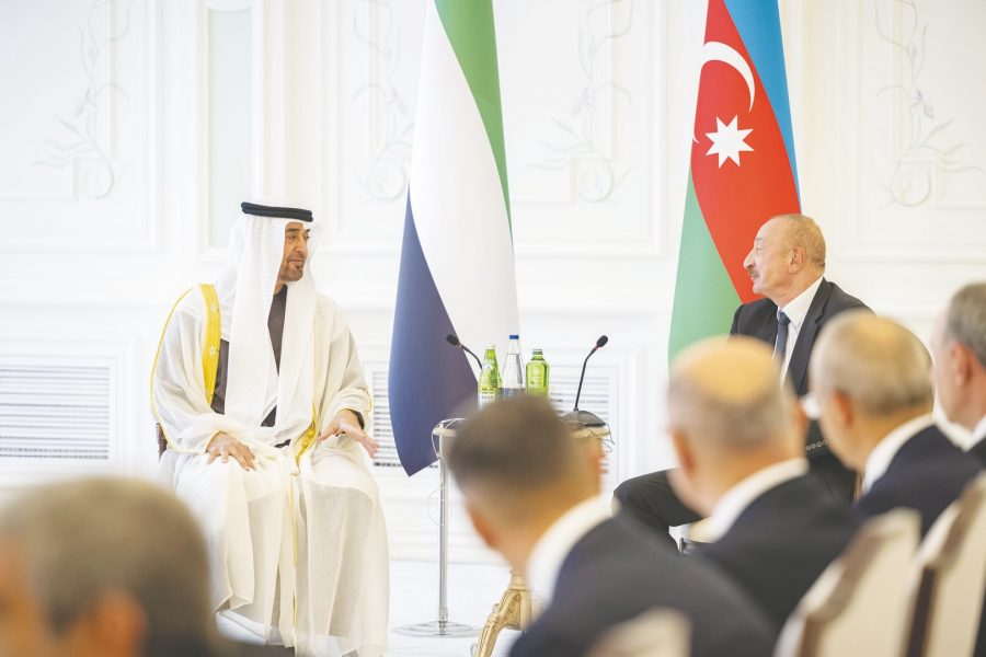 رئيس الدولة ورئيس أذربيجان يشهدان إعلان الشراكة الإستراتيجية الشاملة بين البلدين وعدداً من مذكرات التفاهم