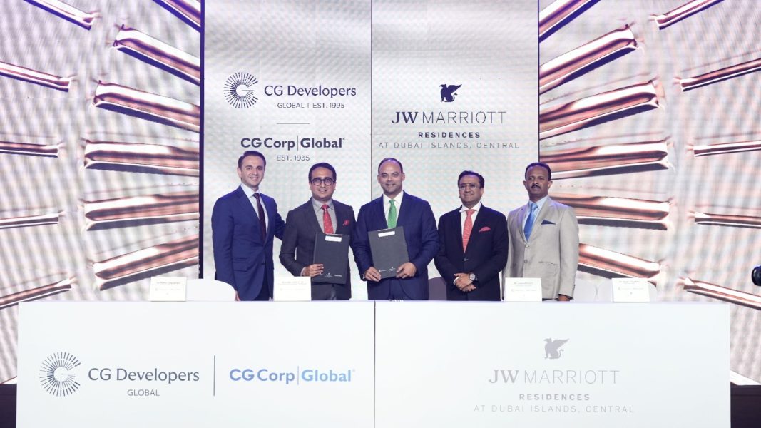 CG Developers Global تعلن توقيع اتفاقية مع Marriott International وإطلاق أول JW Marriott Residence في دبي