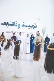 محمد بن راشد يزور مجمع زايد التعليمي بمنطقة الورقاء