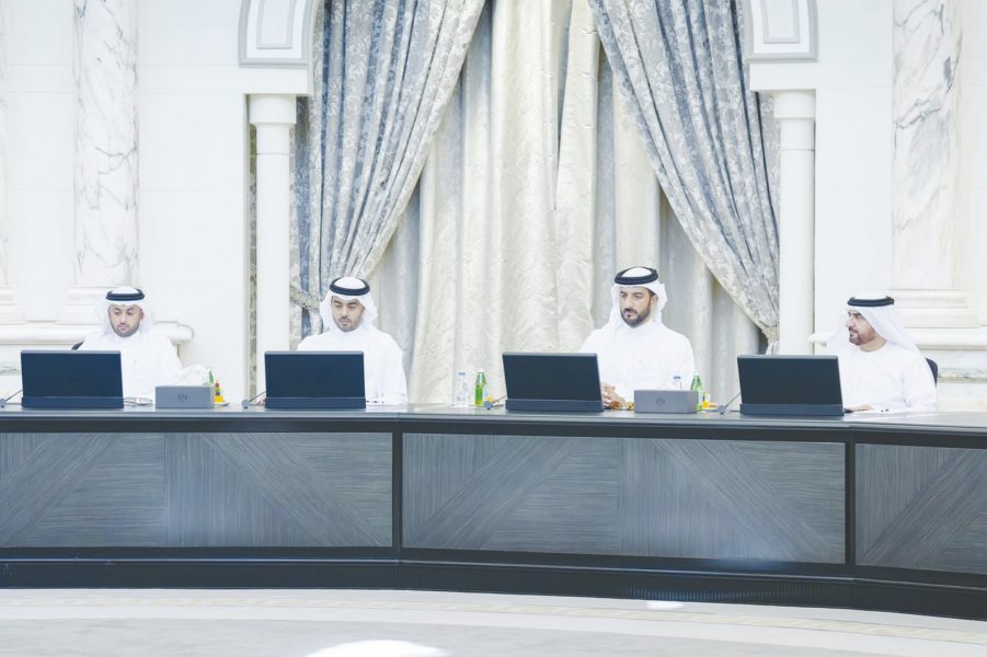 ولي عهد الشارقة يترأس اجتماع المجلس التنفيذي للإمارة