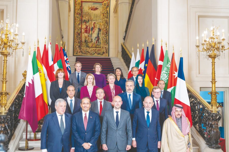 ريم الهاشمي تشارك في اجتماع باريس رفيع المستوى لبحث تنفيذ خطة السلام الأمريكية