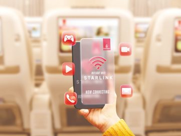 طيران الإمارات تزوّد 232 طائرة من أسطولها بخدمة “ستارلينك”