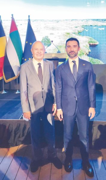 سفير رومانيا في ابوظبي يقيم حفلاً بمناسبة اليوم الوطني لبلاده