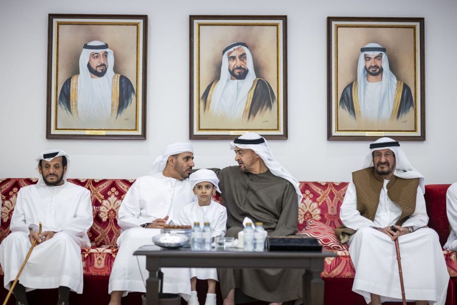 رئيس الدولة يعزي في وفاة والدة عوض سعيد الأحبابي