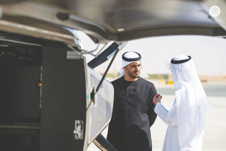 زايد بن محمد بن زايد يشهد إجراء”لود أوتونومس” أول رحلة تجريبية للطائرة “هيلي” بمنطقة العين