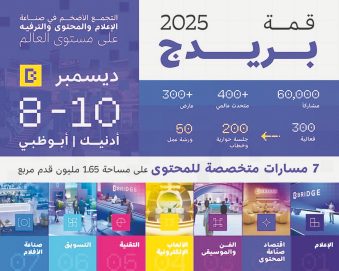 قمة بريدج 2025 تنطلق اليوم.. الإمارات تعيد رسم مستقبل الإعلام العالمي