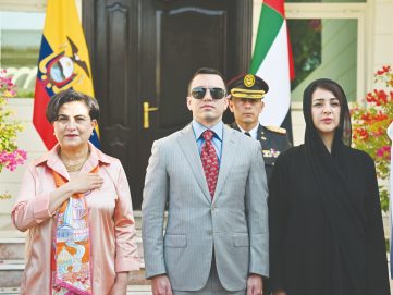 رئيس الإكوادور يفتتح مقر سفارة بلاده في أبوظبي