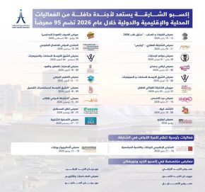 إكسبو الشارقة يستعد لموسم 2026 بـ 95 معرضاً ويعزز ريادة الإمارة في المعارض