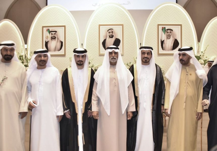 نهيان بن مبارك يحضر أفراح الأحبابي والمنصوري في أبوظبي