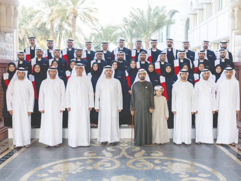 أمام محمد بن راشد.. 35 قاضياً من المواطنين في محاكم دبي يؤدون اليمين القانونية