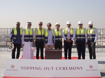 اكتمال أعمال الهيكل الإنشائي في مشروع “برج بليس” ضمن مجمّع دبي لاند ريزيدنس