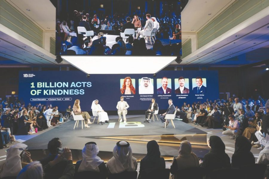 جلسة “مليار عمل مجتمعي”: تسخير قوة التأثير الرقمي لخدمة القضايا الإنسانية ضرورة ملحّة بظل الأزمات العالمية