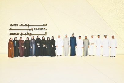 رئيس وأعضاء المجلس الوطني الاتحادي يزورون متحف زايد الوطني
