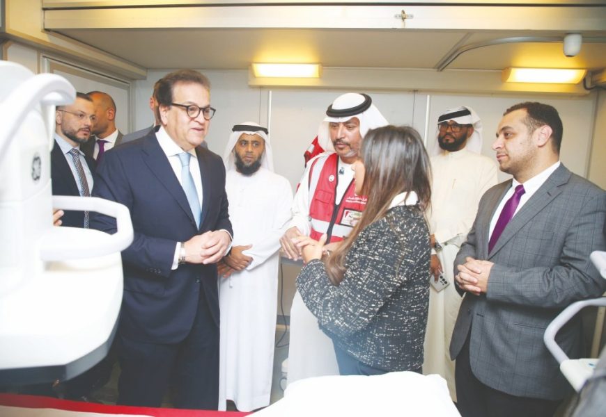 المستشفى “المصري الإماراتي” المتحرك لعمليات القلب يصل القاهرة