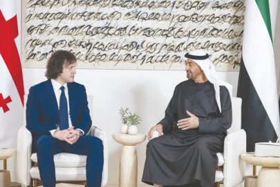 رئيس الدولة ورئيس وزراء جورجيا يبحثان تعزيز التعاون في إطار الشراكة الاقتصادية الشاملة بين البلدين