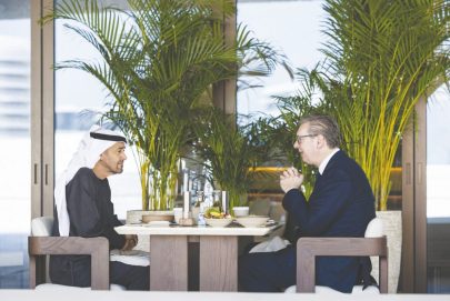 رئيس الدولة والرئيس الصربي يبحثان مختلف جوانب التعاون والعمل المشترك بين البلدين