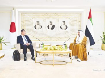 صقرغباش يبحث مع رئيس رابطة الصداقة البرلمانية اليابانية – الإماراتية تعزيز التعاون البرلماني