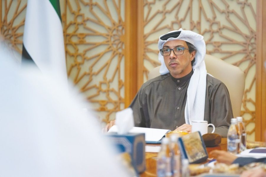 منصور بن زايد يترأس اجتماع اللجنة العليا بشأن قطاع الماء والكهرباء في أبوظبي