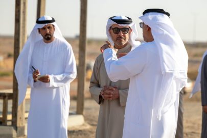 هزاع بن زايد يزور بحيرة زاخر والمخيمات الشتوية في منطقة العين