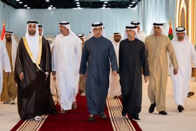 منصور بن زايد يحضر أفراح المزروعي