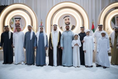 سيف بن زايد وحامد بن زايد يحضران أفراح المزروعي