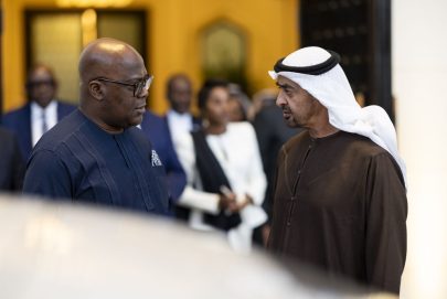 رئيس الدولة يبحث مع رئيس جمهورية الكونغو الديموقراطية سبل تعزيز العلاقات الثنائية