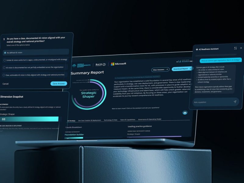 القمة العالمية للحكومات تشهد إطلاق أداة جاهزية الذكاء الاصطناعي بالتعاون مع “بين آند كومباني”