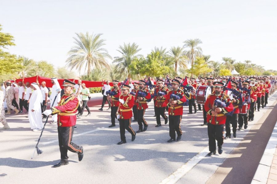 موسيقى شرطة أبوظبي تشارك في 2826 فعالية خلال 2025