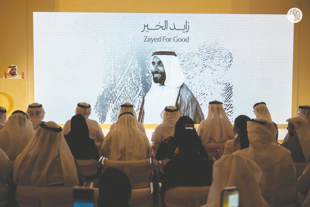 نهيان بن زايد يشهد حفل إطلاق إستراتيجية “مؤسسة زايد الخير”