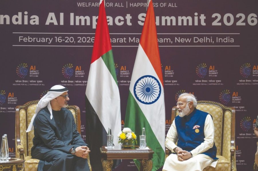 ولي عهد أبوظبي ورئيس وزراء جمهورية الهند يبحثان آفاق تعزيز الشراكة الاستراتيجية بين البلدين