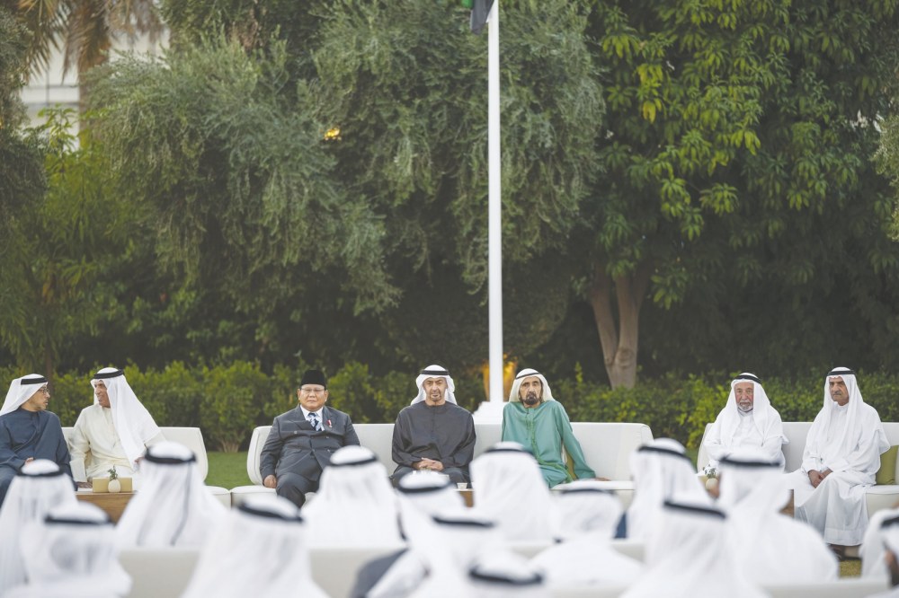 رئيس الدولة يستقبل حكام الإمارات بمناسبة شهر رمضان المبارك