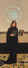 ندى عبدالله ضمن أفضل 100 سيدة قيادية في الشرق الأوسط وتفوز بجائزة Leaving Behind a Footprint