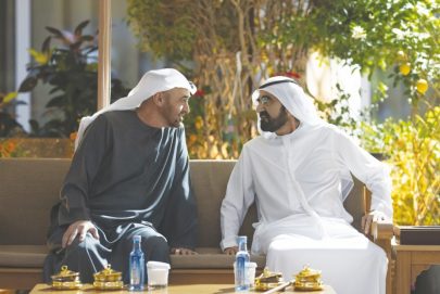 رئيس الدولة ومحمد بن راشد يبحثان شؤون الوطن