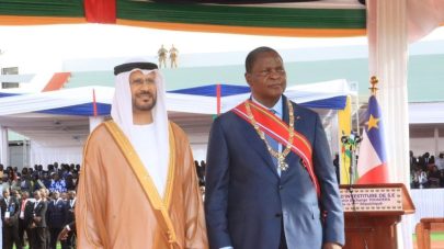نيابة عن رئيس الدولة.. سفير الإمارات لدى أفريقيا الوسطى يحضر مراسم تنصيب الرئيس تواديرا