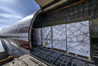 “الفارس الشهم 3”.. وصول طائرة مساعدات إلى العريش محملة بـ100 طن لدعم أهالي غزة ضمن “جسر حميد الجوي”