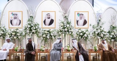 سيف بن زايد يحضر أفراح الفهيم والخاطر