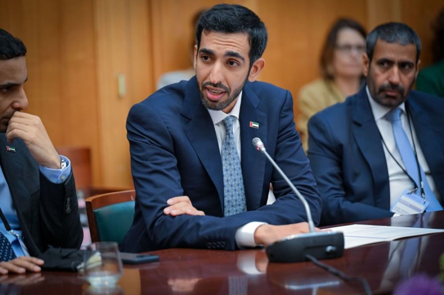 شخبوط بن نهيان يشارك في “مؤتمر من أجل السودان” في برلين