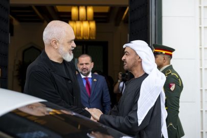 رئيس الدولة يستقبل رئيس وزراء ألبانيا