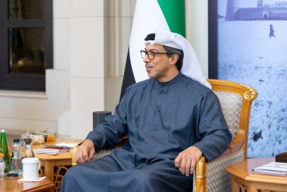 منصور بن زايد يستقبل نائب رئيس الوزراء الروسي