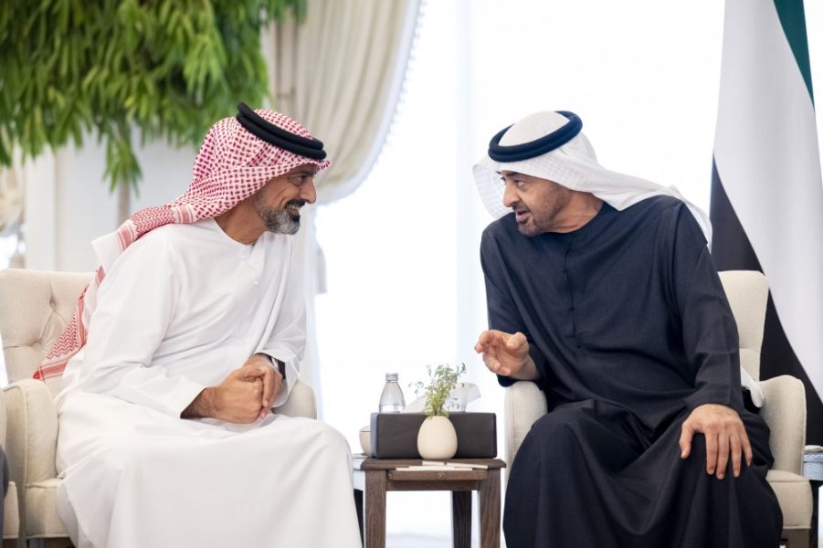 رئيس الدولة يستقبل ولي عهد عجمان