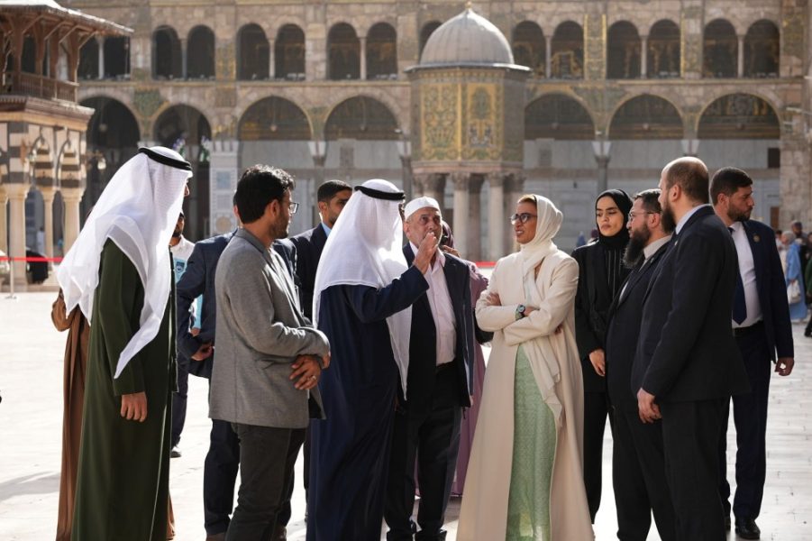 ‏بدعم من الشيخة فاطمة.. ⁧‫الإمارات‬⁩ تُرمم “الجامع الأموي” حفاظاً على التراث العربي والإسلامي