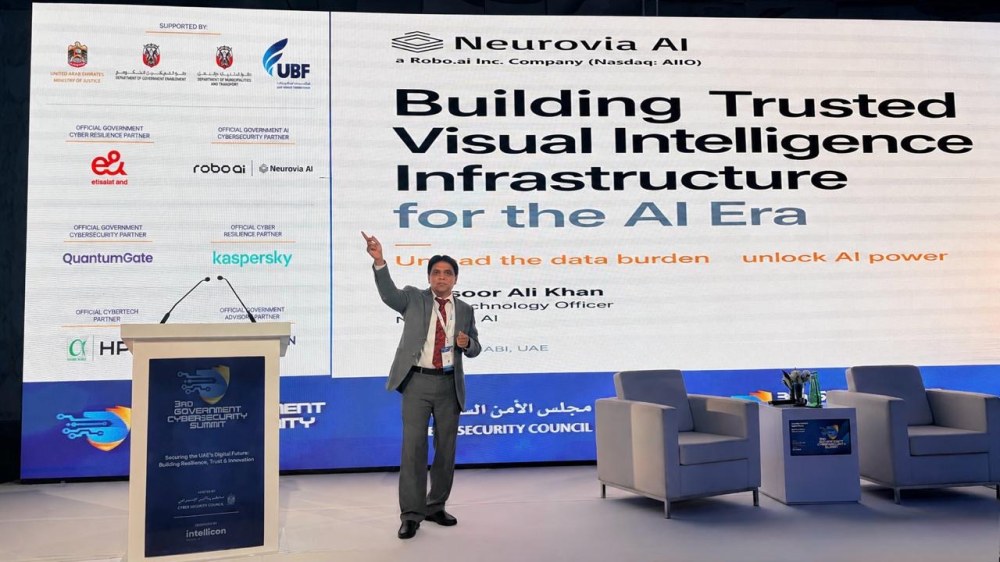 Neurovia AI تسلّط الضوء على تقنية NeuroStream™ لبناء بنية تحتية موثوقة للذكاء البصري خلال القمة الحكومية للأمن السيبراني في الإمارات