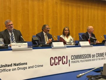 وزارة الداخلية تشارك في أعمال لجنة الأمم المتحدة لمنع الجريمة والعدالة الجنائية (CCPCJ) بفيينا
