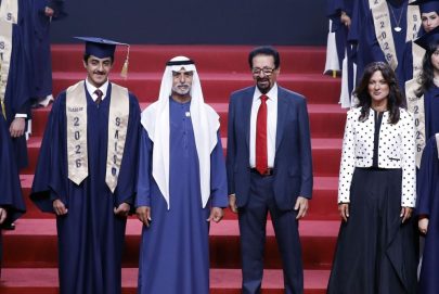 نهيان بن مبارك يشهد تخريج طلبة فرع مدرسة الشارقة الأمريكية الدولية في أم القيوين